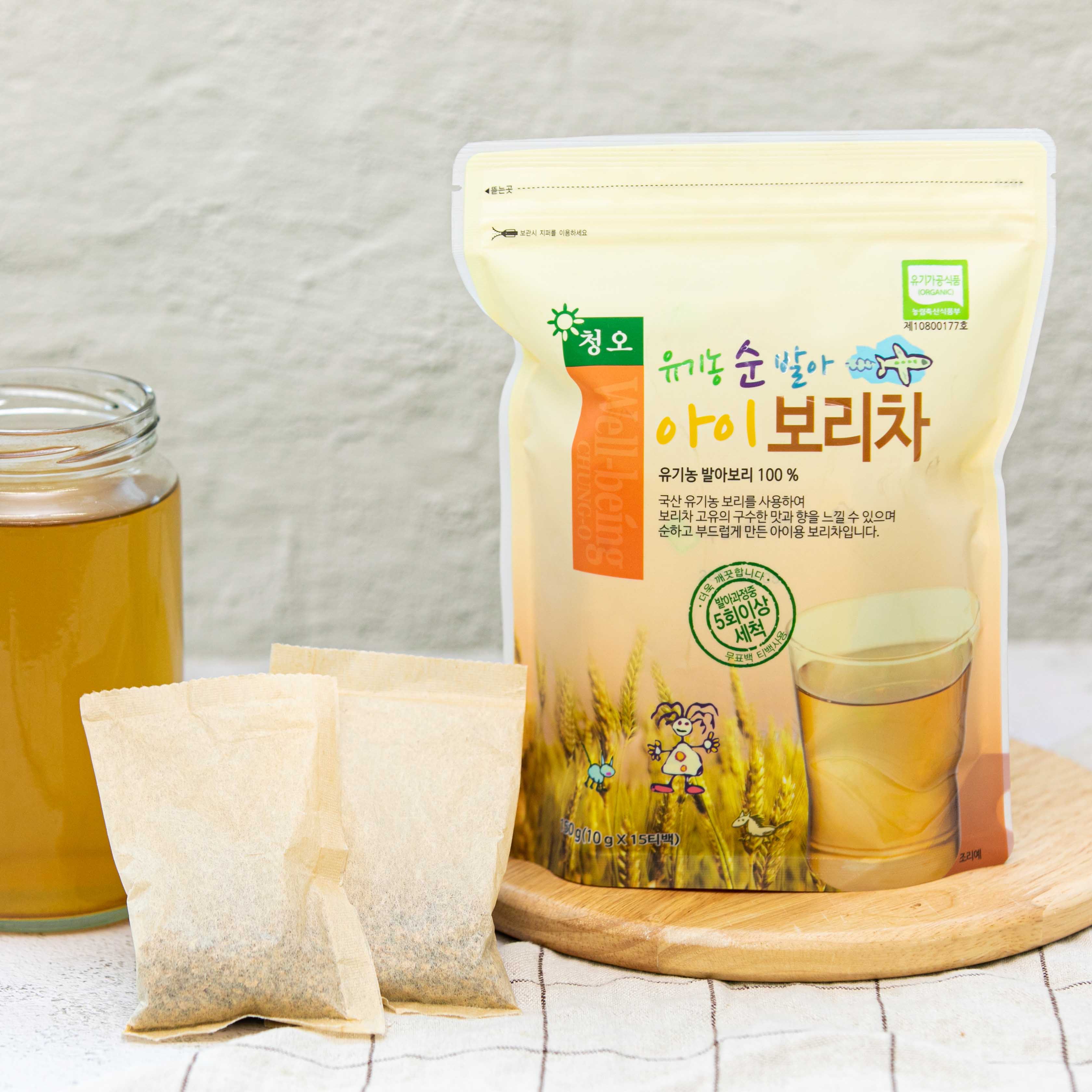 유기농순발아아이보리차티백 150g