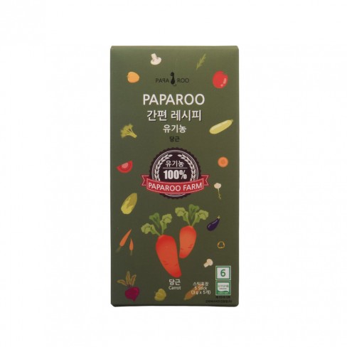파파루간편레시피 유기농당근가루 15g(초기)