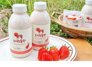 대광목장 유기농딸기요거트 500ml 