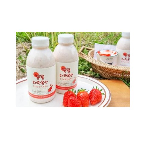 대광목장 유기농딸기요거트 500ml 