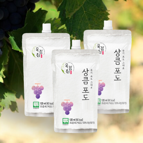 유기 포도 그대로 상큼포도주스_(120ml*10ea/BOX)