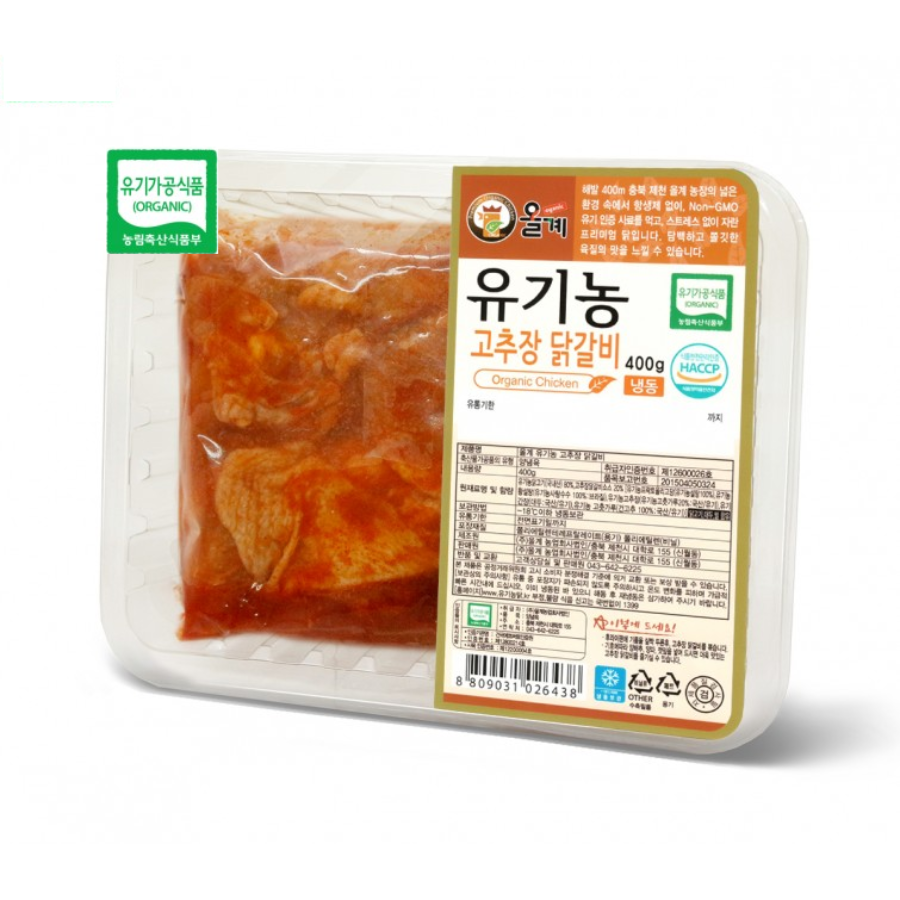 유기농 고추장 닭갈비_(400g/팩) 